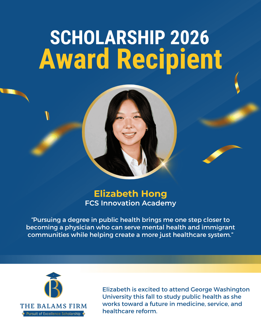 2025 Scholarship Winner